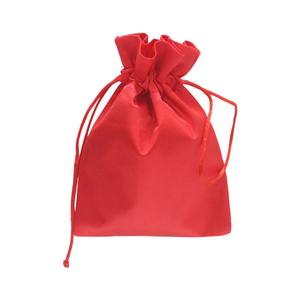 Fast Shipment Satin <b>Drawstring</b> Shopping <b>Bags</b> for Jewelry <b>Makeup</b> Wedding Storage-Popular Return Gift MOQ 50 Pieces - Product Image 2