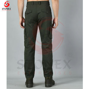 Pantalones informales de alta calidad para hombre, Pantalones rectos informales tejidos para reunión familiar, pantalones Cargo formales para hombre - Product Image 2