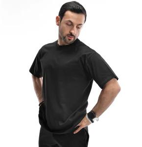 เสื้อยืดผ้าฝ้าย100% สั่งทำคุณภาพสูงเสื้อยืดคอกลมแขนสั้นแห้งเร็วของผู้ชาย - Product Image 1