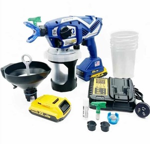 Pistola pulverizadora de pintura inalámbrica de mano de máxima calidad con batería - Product Image 4