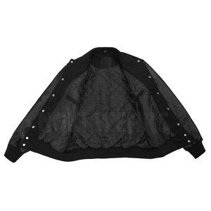 Chaqueta Universitaria Personalizada de Estilo Único, Chaqueta Universitaria de Color Sólido en Existencia - Product Image 4