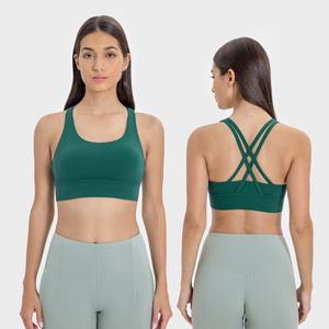Sujetador deportivo Halter a prueba de golpes para mujer, gran oferta, para correr, gimnasio, Fitness, ropa activa, Tops hechos a medida de alta calidad, venta al por mayor - Product Image 4
