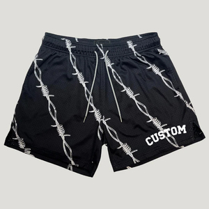 Pantalones cortos sublimados personalizados para hombre, ropa informal con cordón en la cintura, ropa cómoda de verano para la calle, pantalones cortos unisex para gimnasio - Product Image 3