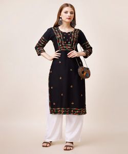 Fashionable Georgette Sequence Embroidery Beautiful Printed Top Bottom with Dupatta Wholesale Price - Product Image 1