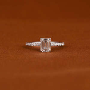 Anillo de Compromiso de Diamante Cultivado en Laboratorio, Anillo de Regalo Fino para Mujer, Chapado en Oro Sólido de 18Kt, Certificado IGI, Lujoso, Estilo de Moda - Product Image 2