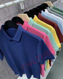 Polo pour homme avec logo personnalisé, 100% coton, uni, polo promotionnel, uniforme, fournisseur en gros OEM/ODM - Product Image 3