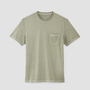 Cotton T-shirts for Men Crew Neck Jersey Men's <b>Tshirts</b> Custom T-shirt With Pocket Short Sleeve Mens <b>Tshirt</b> - Product Image 5