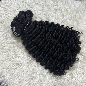 VQHAIR Vente en gros de mèches de cheveux humains vierges bruts birmans Remy, bouclés profondément, grade A, 100g - Product Image 3