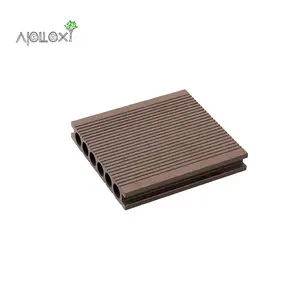 Tableros de cubierta compuestos de personalización de fábrica tableros de tablones de Wpc de plástico de madera para exteriores ampliamente aplicados en el exterior