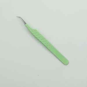 Pinces à épiler en acier inoxydable personnalisées en gros, antistatiques, pointes en fibre de précision, boîte en vrac, étiquette privée, pinces à épiler - Product Image 4