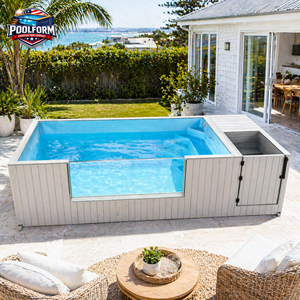Multifunctional Ground Full Size 20ft 10ft Outdoor Adult Easy Install Crack Resistant UV Resistant Fiberglass Swimming Pool - Product Image 1