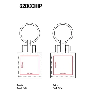 Llavero NFC 628CCHIP, merchandising personalizado - Product Image 2