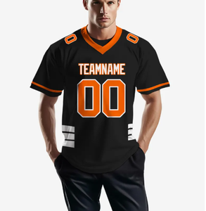 Uniforme de football américain avec logo personnalisé respirant de haute qualité Maillot de football américain personnalisé 100% polyester - Product Image 3