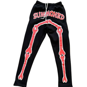 กางเกงออกกำลังกายระบายอากาศได้ดีของผู้ชายพร้อมลายพัฟเพื่อความสบายสูงสุดและความยืดหยุ่นในการวิ่งและฝึกซ้อม - Product Image 1