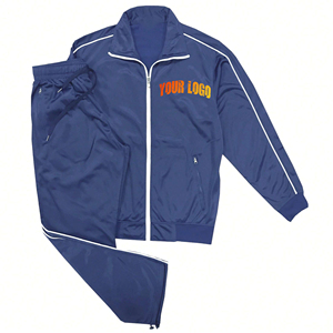 Traje cortavientos para hombre más vendido Ropa de invierno de diseño personalizado Tallas grandes Impermeable y Patrón sólido - Product Image 1