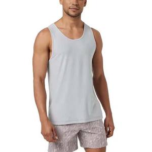 Débardeur de sport uni et respirant pour homme, pour entraînement, pour musculation, séchage rapide - Product Image 3