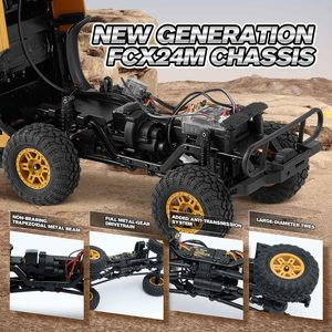 FMS FCX24 1/24 <span class=keywords><strong>RC</strong></span> Crawler <span class=keywords><strong>Land</strong></span> <span class=keywords><strong>Rover</strong></span> <span class=keywords><strong>Defender</strong></span> <span class=keywords><strong>90</strong></span>, Caja de Cambios de 2 Velocidades, Eje Portal, 4WD, Mini Camioneta Todoterreno RTR - Product Image 2