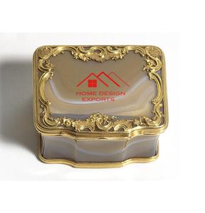 Caja de joyería de metal con acabado de plata para mujer, último diseño, caja de almacenamiento de joyería para mujer más vendida - Product Image 3