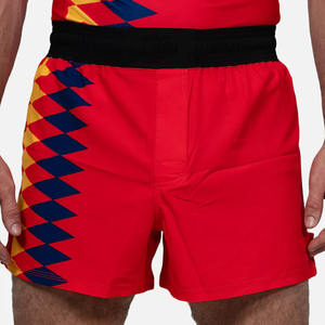 Shorts de combat MMA pour hommes, taille adulte, décontractés, séchage rapide, taille élastique, nouveau style personnalisé, 100 % nylon, en solde - Product Image 4