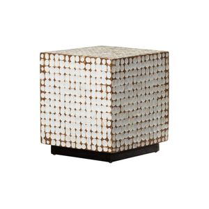 Muebles de sala de estar de cáscara de coco hechos a mano de alta calidad, mesa auxiliar elegante para dormitorio, venta al por mayor de Vietnam - Product Image 3