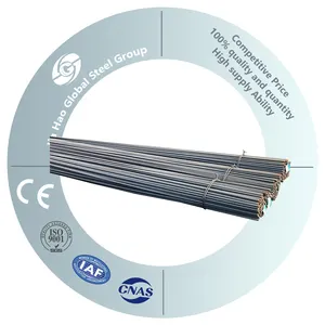 Vergalhões de aço de reforço ASTM A615 Grade 60 personalizados de alta qualidade