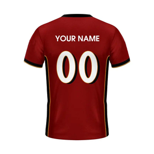 Camisetas de fútbol personalizadas Nueva camiseta de fútbol americano cosida fabricada 100% poliéster camiseta de fútbol americano sublimada - Product Image 3