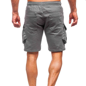 Short cargo tactique pour homme, multi-poches, kaki, coupe slim, séchage rapide, respirant, pour la vente en gros - Product Image 3