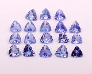 Fine Qualité Tanzanite Gemme Naturel Bleu Trillion Cut Lâche 6mm Facettes D Bloc Tz Pierres En Gros Bijoux Prix - Product Image 6