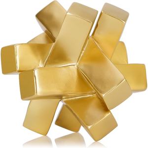 Decoración moderna para el hogar, escultura de pensador fundido con acento, adornos decorativos de Metal de aluminio disponibles a precio mayorista - Product Image 5