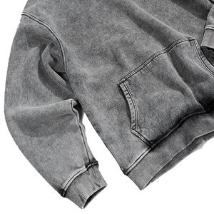 Vêtements Hommes Vêtements Hiver Matériel Chaud Fait Acid Wash Hoodie/Toutes les Tailles Disponibles Hommes Acid Wash Hoodie - Product Image 4