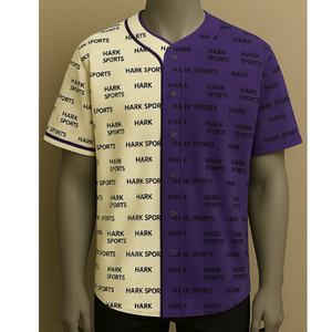 Nueva ropa de equipo de béisbol All Over Printed Jerseys Hombres Custom All Over Printed Letters 100% Poliéster Color Block Camisetas de béisbol - Product Image 4