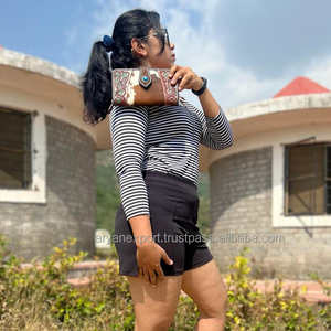 Customized <b>Large</b> Capacity Hand Tooled Leather Ladies Long Wallet High Quality Cowhide Leather RFID Clutch <b>Purse</b> Zipper Wallets - Product Image 2