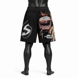 Pantalones Cortos Deportivos Personalizados para Hombre, con Estampado, OEM ODM, de Poliéster, con Cordón, Gráficos, Casuales, de Verano, para Venta al Por Mayor - Product Image 2