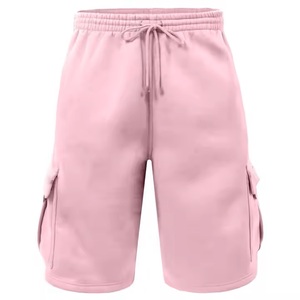 Short de survêtement personnalisé pour hommes multi-poches vente en gros de short cargo en polaire décontracté Hip Hop d'été surdimensionné avec cordon de serrage pour hommes - Product Image 6