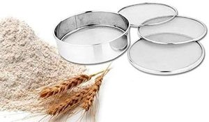 ผู้ผลิตขายส่ง Chalni ข้าวสาลีเครื่องเทศเครื่องกรองอาหารสแตนเลสแบบถอดเปลี่ยนได้ตะแกรงแป้งเครื่องมืออบ - Product Image 2