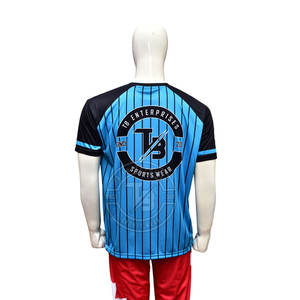 Nueva camiseta de béisbol lisa, diseño personalizado para hombre, camiseta de béisbol en blanco, venta directa de fábrica, camiseta de béisbol de manga corta - Product Image 2