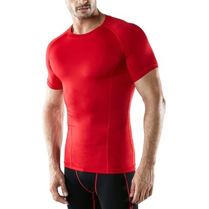 Custom Lightweight Seamless Breathable Four-Way Stretch <b>Compression</b> <b>Shirts</b> <b>for</b> <b>Men</b>-Fitness Gym Sports Training Exercise Active - Product Image 2