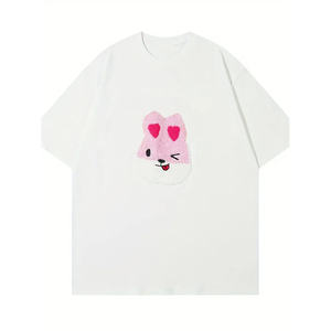 เสื้อยืดลำลองผู้ชายคุณภาพสูง ผ้าฝ้าย 100% ปักโลโก้ตามสั่ง พิมพ์ลายดิจิตอล ทรงยาว โอเวอร์ไซส์ ระบายอากาศได้ดี - Product Image 1