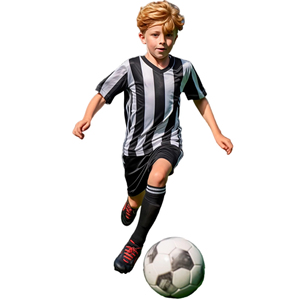 Maillots de football rétro personnalisés de haute qualité pour adultes uniforme d'entraînement de football classique avec style de jeu de logo de sponsor - Product Image 1