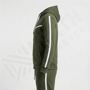 Ensemble de survêtement léger pour homme, veste zippée sur le devant, pantalon fuselé, tenue décontractée, course à pied, entraînements matinaux, athlétisme, salle de sport, fitness - Product Image 3