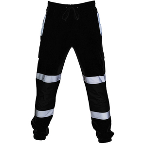 Reflective Safety Outdoor Construction Workwear Pants Stretch Cargo Reflective Safety Features Nylon/Cotton Quick Dry Breathable - Product Image 4
