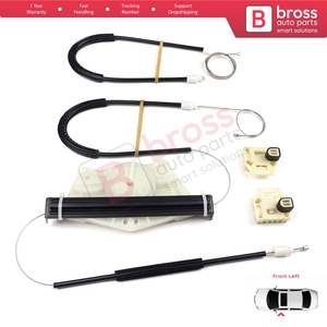 Kit de réparation de lève-vitre BWR125 pour porte avant gauche Toledo MK2 1M2 1998-2004 Leon MK1 1M1 1999-2006 4/5 portes 1M0837461A - Product Image 2