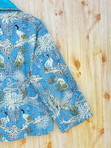 Kantha แจ็คเก็ตแบบผูกด้านหน้าสไตล์โบฮีเมียนความยาวสั้นฤดูใบไม้ผลิแจ็คเก็ตสไตล์ญี่ปุ่นแจ็คเก็ตกิโมโนเสื้อคลุมของขวัญใหม่สำหรับคนที่คุณรัก - Product Image 6