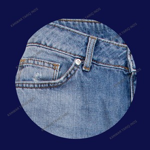 กางเกงยีนส์บางสไตล์ลำลองสำหรับผู้ชายกางเกงยีนส์ขาบานประดับหินคุณภาพสูงสำหรับฤดูใบไม้ผลิฤดูใบไม้ร่วง - Product Image 3