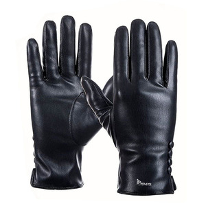 Guantes de seguridad de cuero de doble palma personalizables de alta calidad para hombres, utilizados en la conducción, los mejores guantes hechos de cuero. - Product Image 1