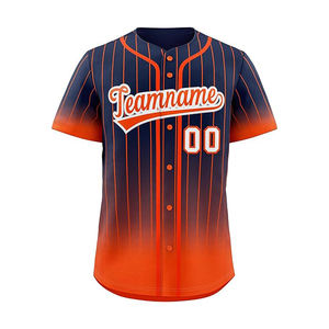 Jersey de béisbol de alta calidad a bajo precio, nombre y número personalizados, camisetas de béisbol con impresión por sublimación completa - Product Image 4