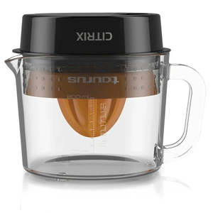 CITRIX 1 LT Presse-agrumes électrique autonettoyant Centrifugeuse lente avec fonction de mélangeur de smoothie Pichet en verre 1 LT - Product Image 3
