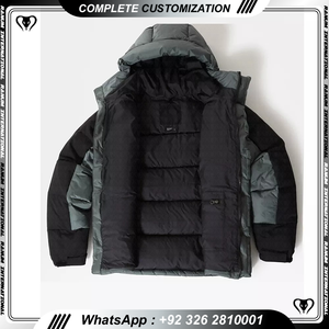 Men Puffer Jacket Most Warm up Long Sleeve Men Puffer Jacket for Outdoor Wear - Product Image 3