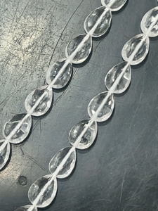 คริสตัลธรรมชาติควอตซ์เจียระไนลูกแพร์ขนาด16นิ้วลูกปัด6x8-9x13mm แบบเกลียวตรงอุปกรณ์สำหรับทำเครื่องประดับ - Product Image 6