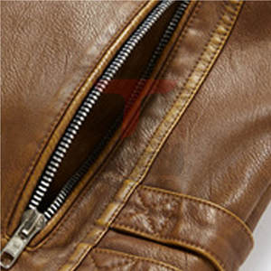 Meilleure vente gilet en cuir véritable pour hommes Style décontracté haute qualité col en v respirant à la mode automne utilisation vêtements d'extérieur personnalisés - Product Image 3